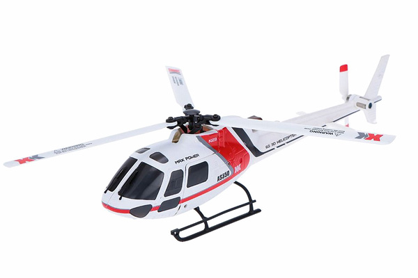 RC helikopter - AS350 XK123 BL - 2,4ghz - 6ch - RTF