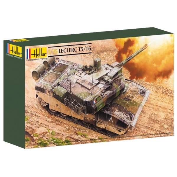 Byggmodell stridsvagn - Leclerc T5 / T6 - 1:35 - Heller