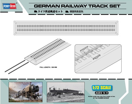 Byggsats Räls - Railway Track set - 1:72 - HobbyBoss