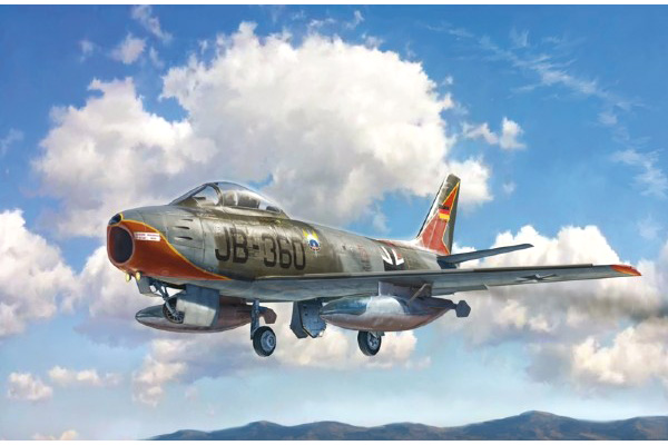 Byggmodell flygplan - F-86E Sabre - 1:48 - Italieri