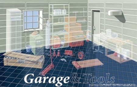 Byggmodell - Garage 1:24 - Fujimi