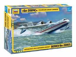 Byggmodell flygplan - Beriev B-200 ES amphibius - 1:144 - Zvezda