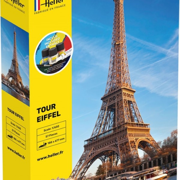The Eiffel Tower H. 48 cm Complete - 1:650 - Heller