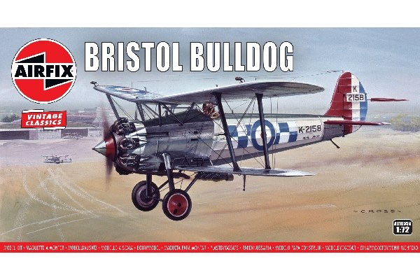 Byggmodell flygplan- Bristol Bulldog - 1:72-  AirFix