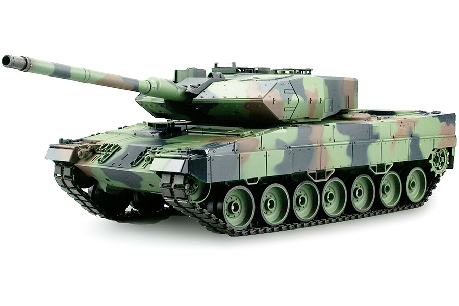 Radiostyrd stridsvagn - 1:16 - Leopard 2 A6 V7 - 2,4Ghz - BB+IR - RTR