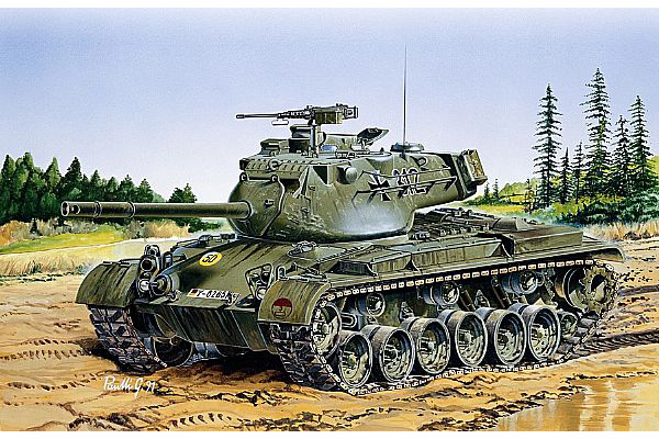 Byggmodell stridsvagn - M47 PATTON - 1:35 - IT