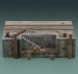 Byggmodell - Dock with stairs - 1:35 - IT