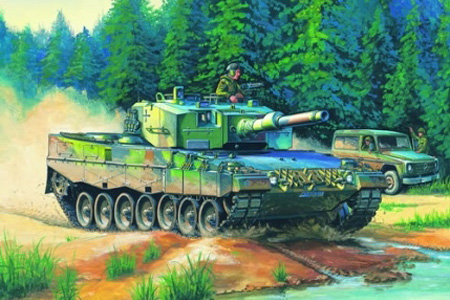 Byggmodell Stridsvagn - German Leopard 2 A4 - HobbyBoss - 1:35