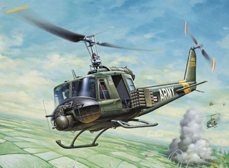 Modellhelikopter - UH-1B Huye Helicopter - Italeri - 1:72
