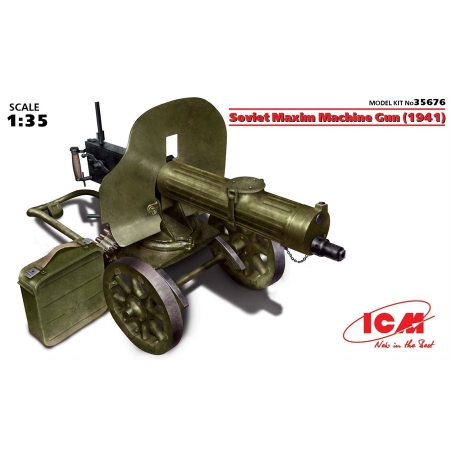 stridsfordon - Russian Maxim Machine Gun 1941 - 1:35
