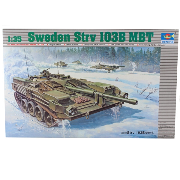 Byggsats Stridsvagn - SWEDEN STRV 103 B MBT - 1:35 - Trumpeter