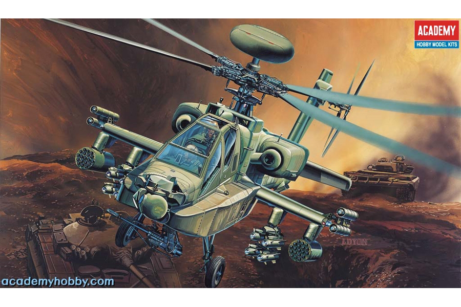 Byggmodell Helikopter - AH-64D Longbow - 1:48 - Ac