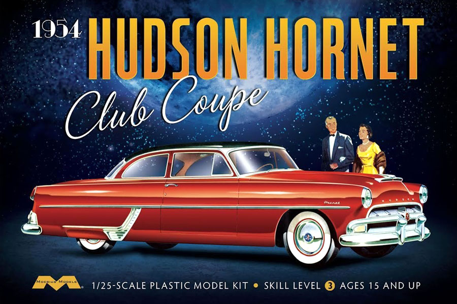 Byggmodell bil - 1954 Hudson Hornet Coupe - 1:25 - Moe