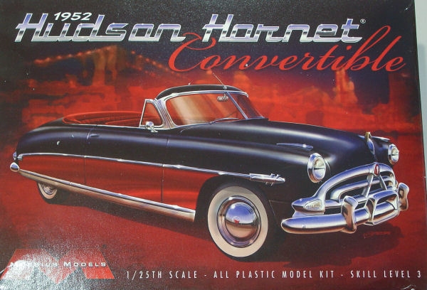 Byggmodell bil - 1952 Huson Hornet Covertible - 1:25 - Moe