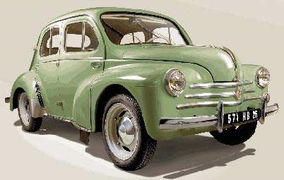 Byggmodell bil - Renault 4 CV - 1:24 - He