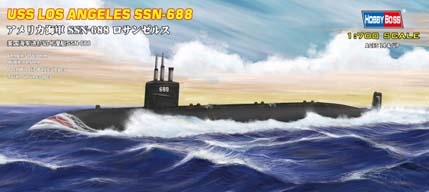 Byggmodell ubåt - SSN-688 USS Navy Los Angeles - 1:700 - HobbyBoss