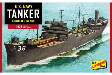 Byggmodell krigsfartyg - Navy Tanker - 1:520 - Lindberg