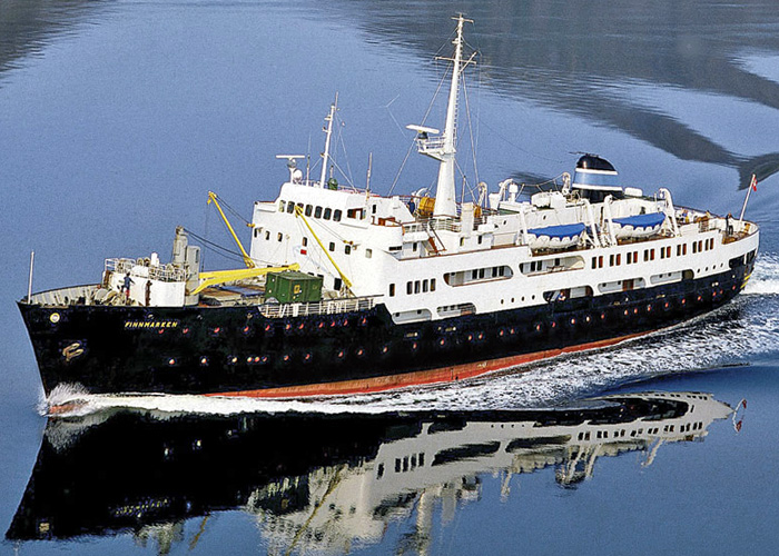 Byggmodell träfartyg MS Finnmarken/Ragnvald Jarl 135cm RC prepared