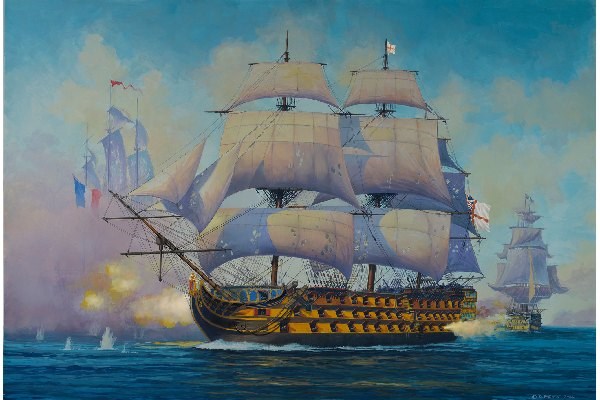 Byggmodell segelfartyg - HMS Victory -1:450 - Revell