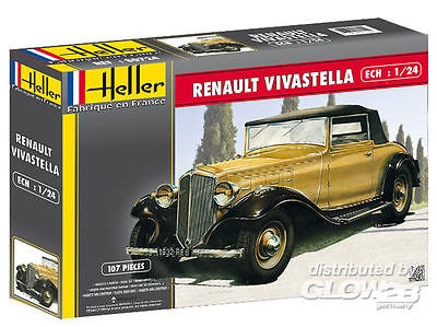 Byggmodell bil - Renault VIVastella - 1:24 - Heller