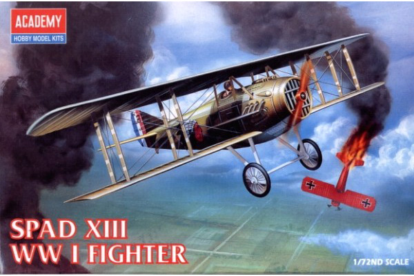 Byggmodell flygplan -  Spad XIII - 1:72 - Academy