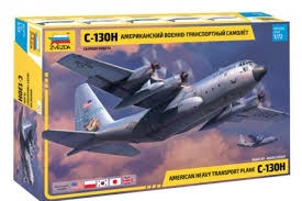Byggmodell flygplan - C-130 H Hercules - 1:72 - Zvezda
