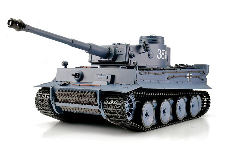 Radiostyrd stridsvagn - 1:16 - Tiger I - 2,4Ghz - BB+IR - RTR