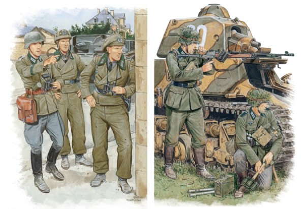 Byggmodell gubbar - Blitzkrieg In The West (France 1940) - 1:35 - Dragon