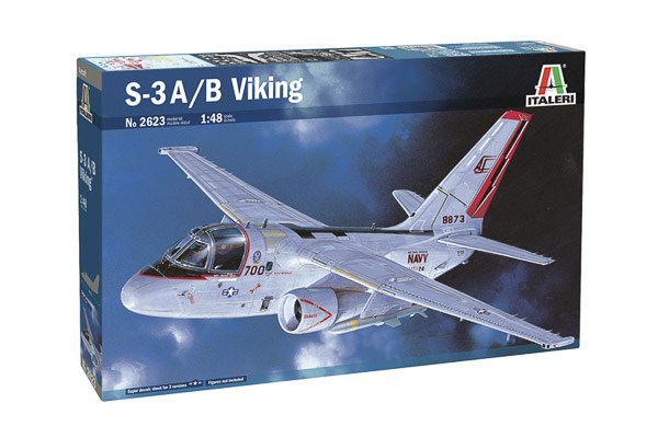 Byggmodell flygplan - S-3A/B Viking - 1:48 - Italieri