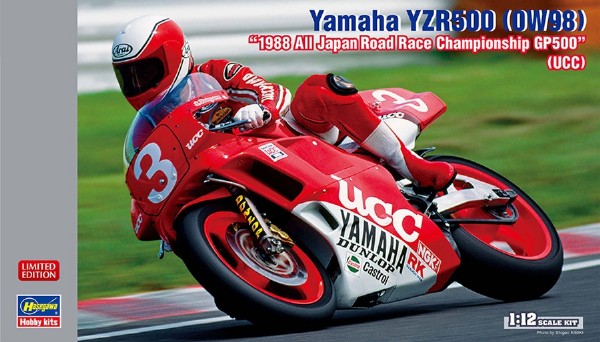 Byggmodell motorcykel - Yamaha YZR500 (0W98) - 1:12 - Hasegawa