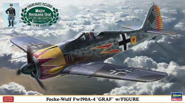 Byggmodell - Focke-Wulf Fw190A-4 "Graf" - 1:48 - Hasegawa
