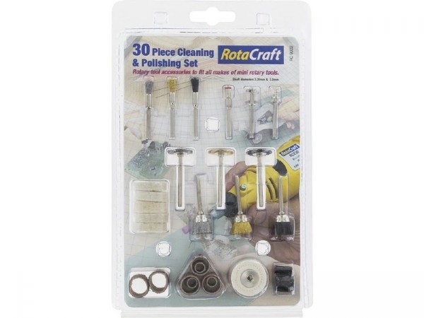 30 pc Cleaning and Polishing Set - ModelCraft