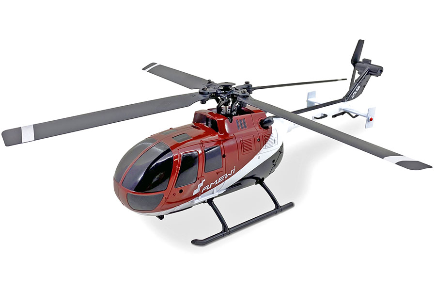 Radiostyrd helikopter - AFX-105 Röd - 2,4Ghz - 6G - 4ch - RTF