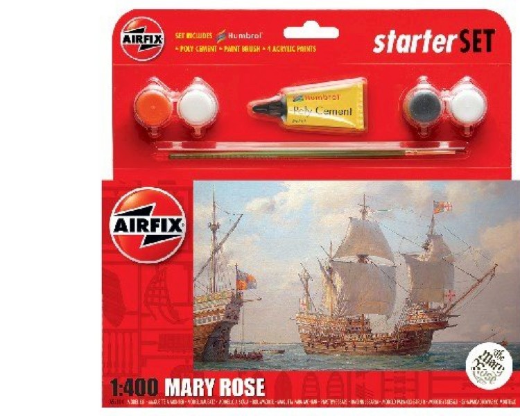 Small Starter Set 1:400 Mary Rose, new, AirFix, 55114A