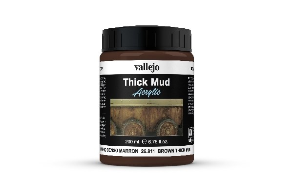 Brown Thick Mud 200ml - Vallejo