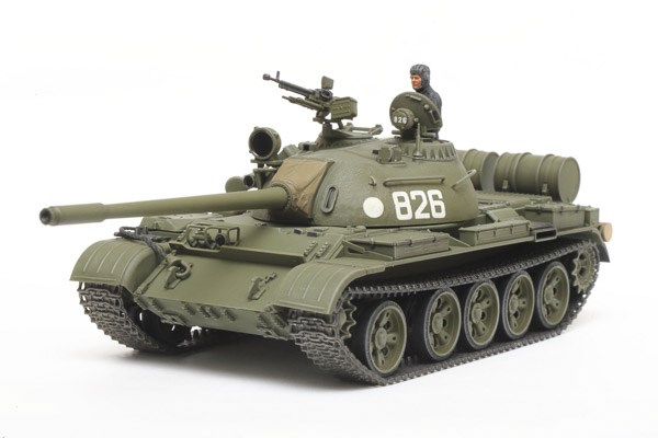 Byggmodell stridsvagn - Russian Medium Tank T-55 - 1:48 - Tamiya