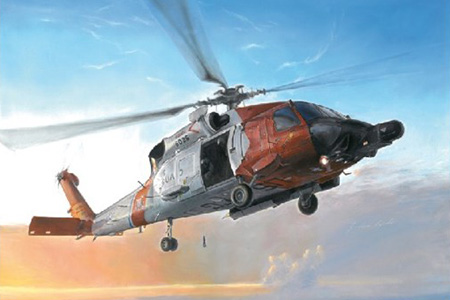 Helikopter byggmodell - Hh-60J Us Coast Guard - 1:48 - IT
