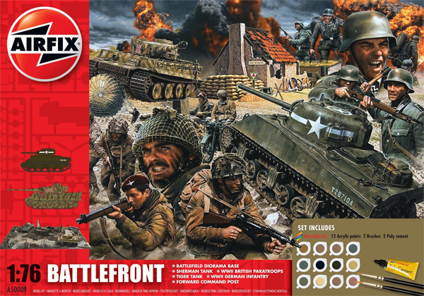 Byggmodell - D-Day Battlefront Gift Set - 1:76 -Airfix