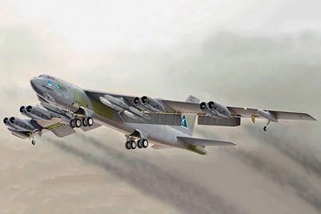 Byggmodell flygplan - B-52 Stratofortress - 1:72 - IT