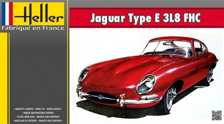 Byggmodell bil - Jaguar Type E 3L8 FHC - 1:24 - HE