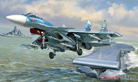 Byggmodell flygplan - Sukhoi SU-33 Flanker-D - 1:72 - Zvezda