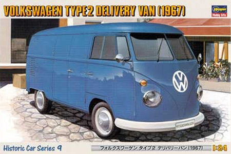 Byggmodell bil - Volkslagen Delivery Van Type 2. 1967, - 1:24 - He