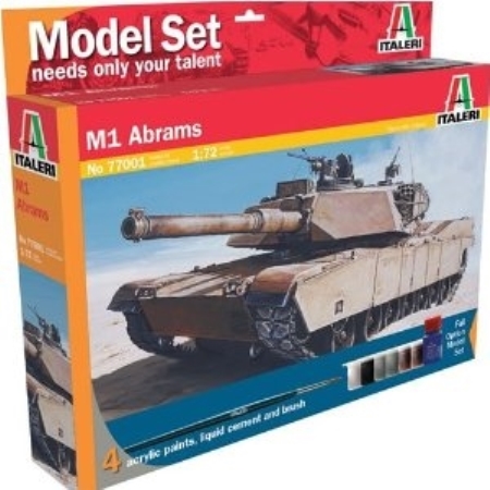 Byggsats Stridsvagn - M1 Abrams - Model set - 1:72 - Italeri